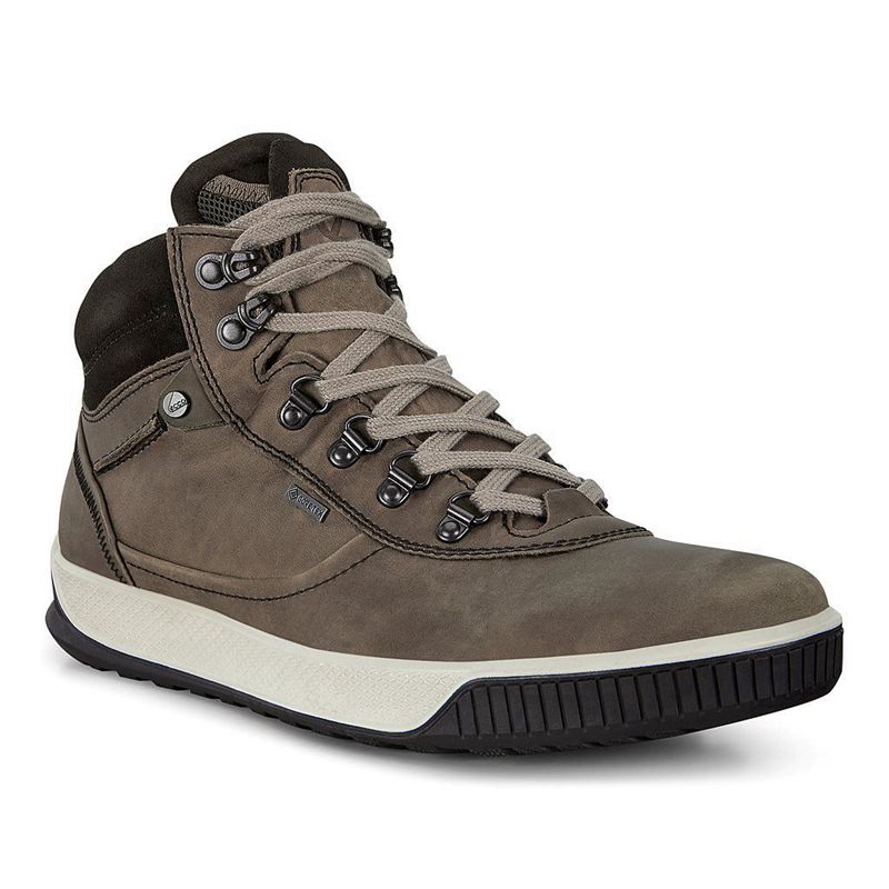 Men Boots Ecco Byway Tred - Sneaker Boots Grey - India MQLIFN387